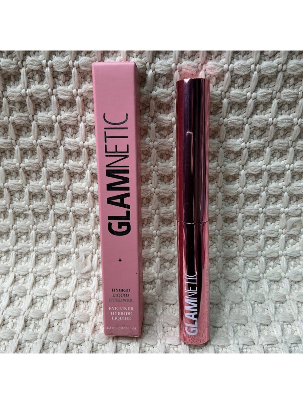 Glamnetic Hybrid Liquid Eyeliner Clear 4.3ml Magnetic Lash Adhesive Dual Purpose